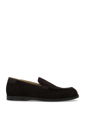Zamszowe buty typu `loafers`