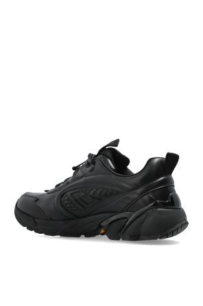 Balmain Zapatillas de cuero ecológico