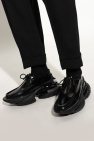 Balmain BLACK Leather sneakers Unicorn