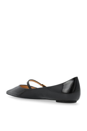 Stuart Weitzman Lakierowane baleriny `Emilia`