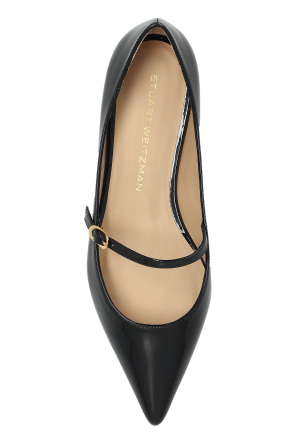 Stuart Weitzman Lakierowane baleriny `Emilia`