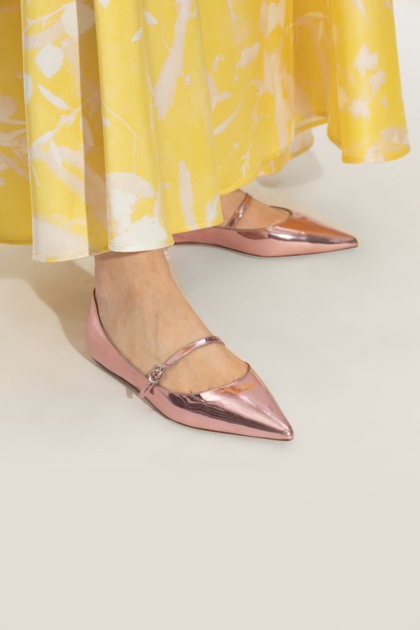 Stuart Weitzman Lackierte Ballerinas Emilia