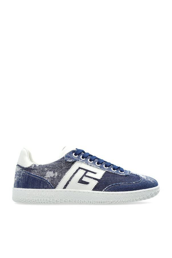 Balmain Sportschuhe mit vintage-Effekt
