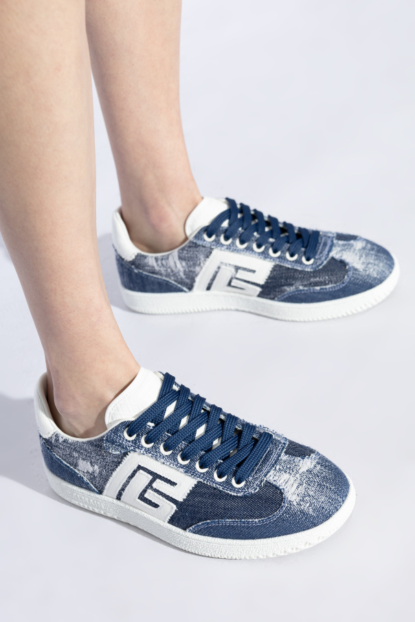 Balmain Sportschuhe mit vintage-Effekt