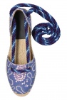 Isabel Marant NAVY BLUE ‘Paisley Print’ espadrilles