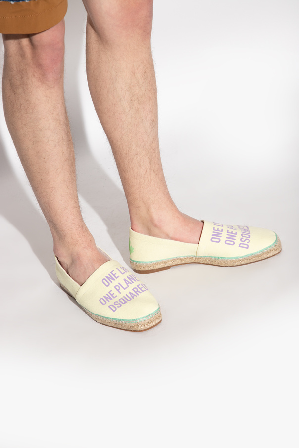 Dsquared2 ‘One Life One Planet’ collection espadrilles