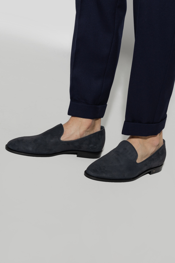 Giuseppe Zanotti Zamszowe buty ‘Gatien’ typu ‘loafers’