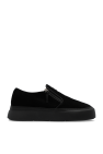 Giuseppe Zanotti BLACK Slip-on shoes with logo
