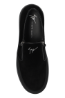 Giuseppe Zanotti BLACK Slip-on shoes with logo
