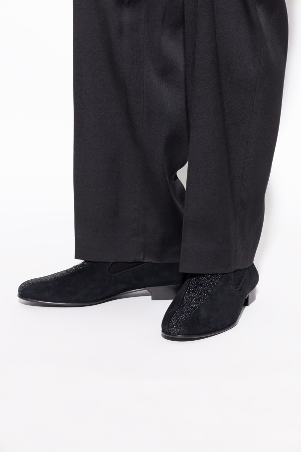 Giuseppe Zanotti Loafers shoes with shimmering crystals