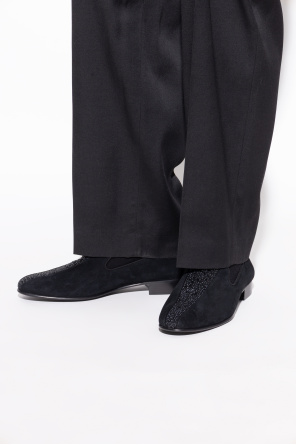 Loafers shoes with shimmering crystals od Giuseppe Zanotti