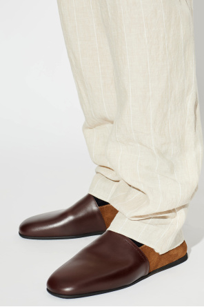 Shoes with an embossed logo od Giuseppe Zanotti