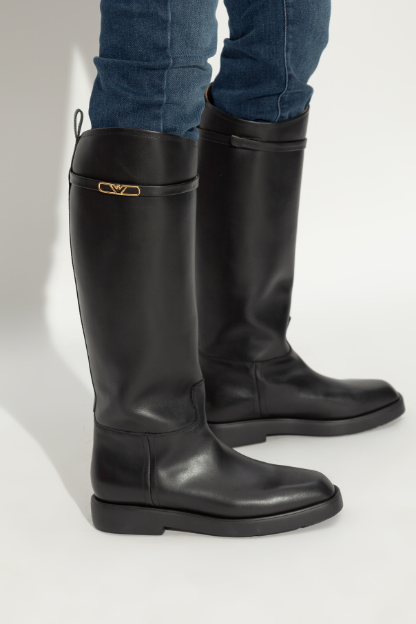 Emporio Armani Leather boots