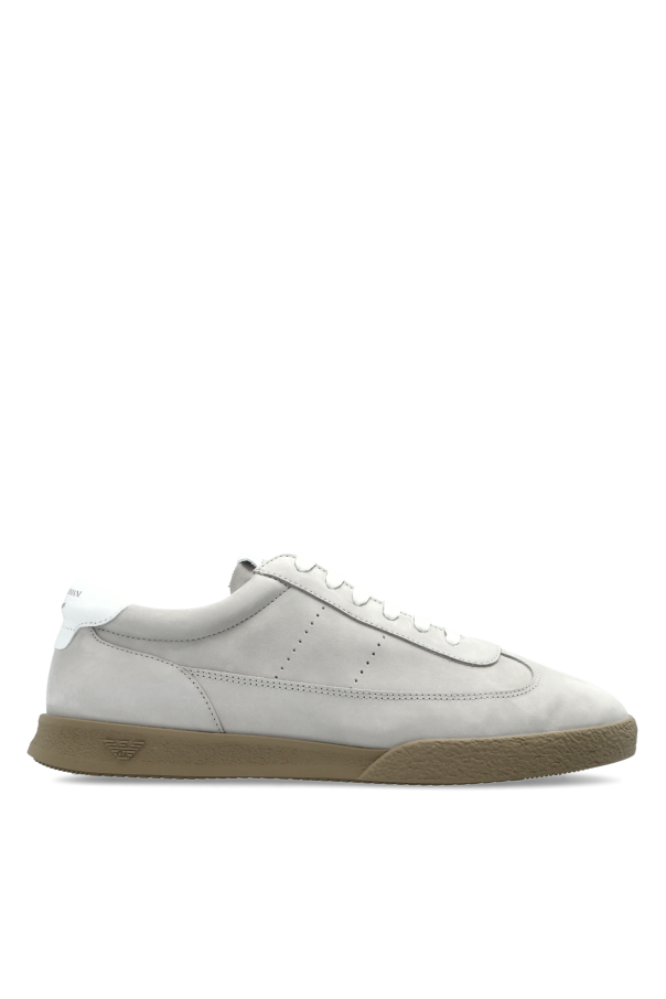 Emporio Armani Sportliche Schuhe aus Veloursleder