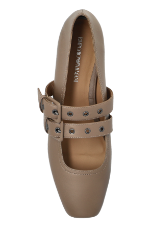 Emporio Armani Leather ballet flats