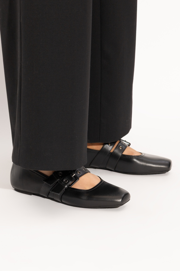 Emporio Armani Skórzane baleriny