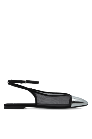 Backless ballet flats