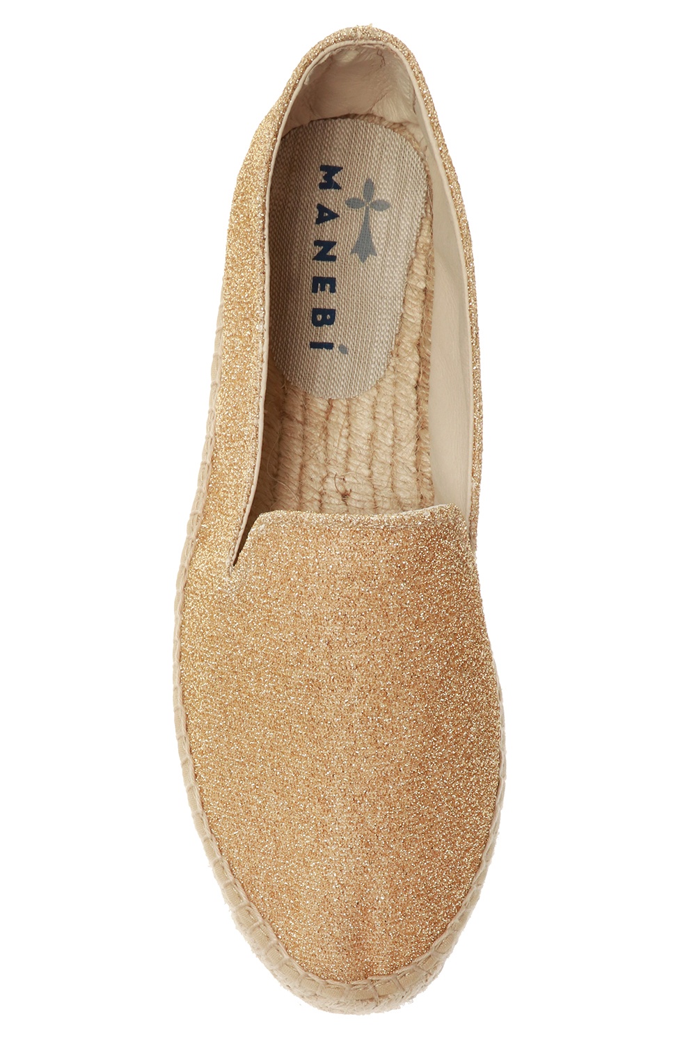 Manebi Metallic trim espadrilles