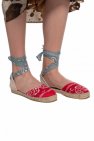 Manebí RED ‘Bandana’ espadrilles with tie fastening