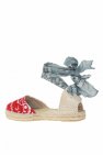 Manebí RED ‘Bandana’ espadrilles with tie fastening
