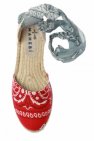 Manebí RED ‘Bandana’ espadrilles with tie fastening