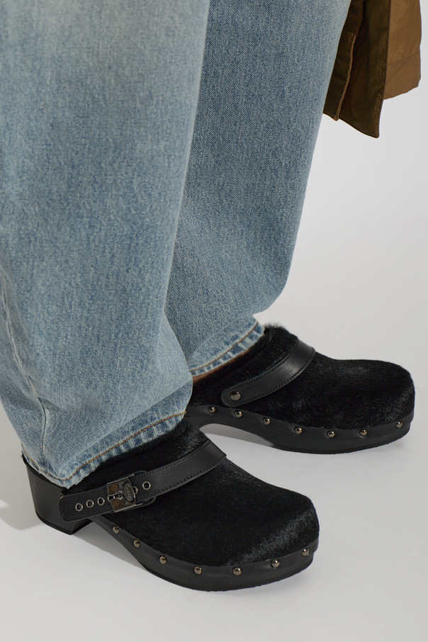 Scholl Leather mules ‘Pescura Robin’