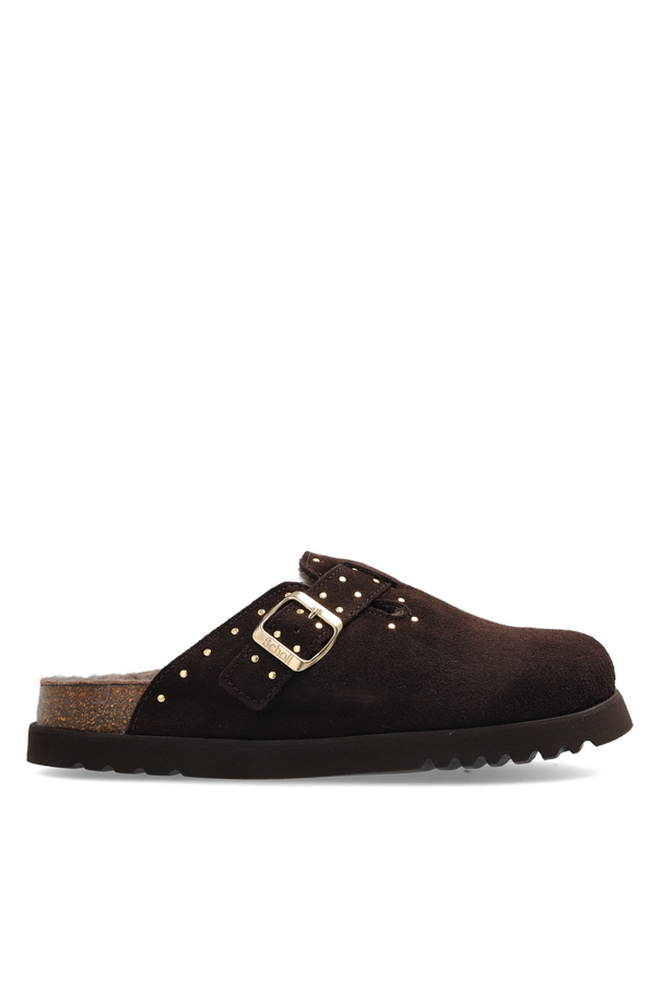 Leather clogs ‘Beatriz Clog Fur’ od Scholl