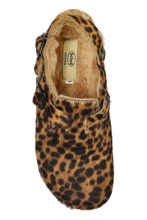 Scholl "Fae Backstrape Fur" slides