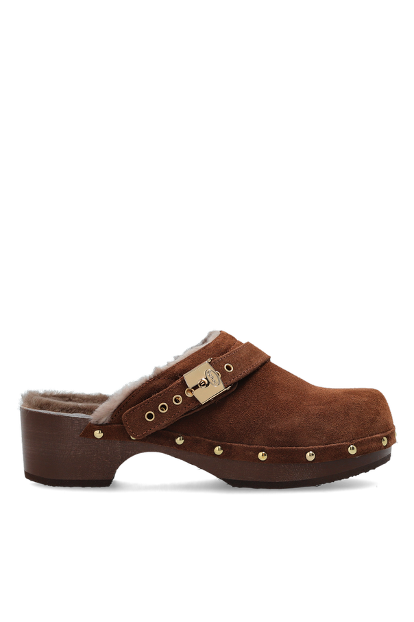 Leather Slides ‘Pescura Robin Fur’ od Scholl