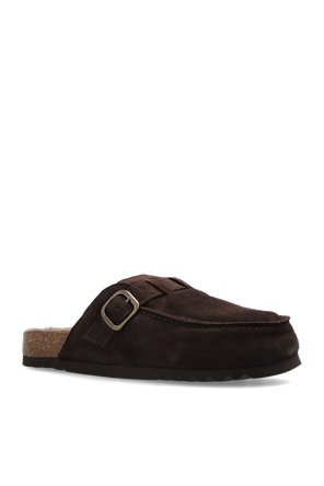 Scholl ‘Dakota Fur’ leather slide mules