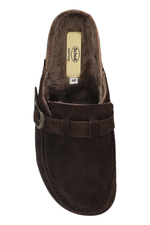 Scholl ‘Dakota Fur’ leather slide mules
