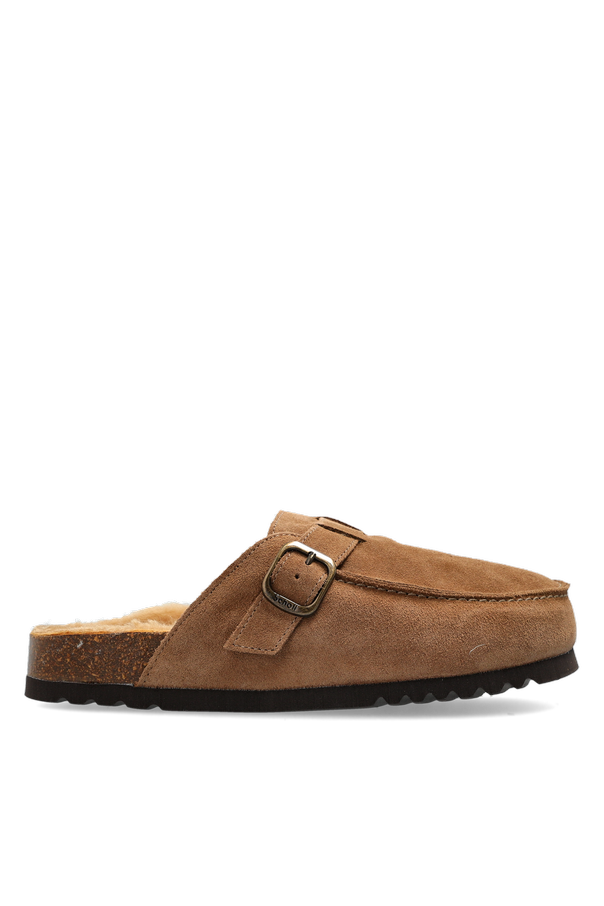 Leather slippers ‘Dakota Fur’ od Scholl