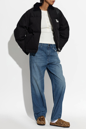 Scholl Ledrige Pantoletten „Dakota Fur“