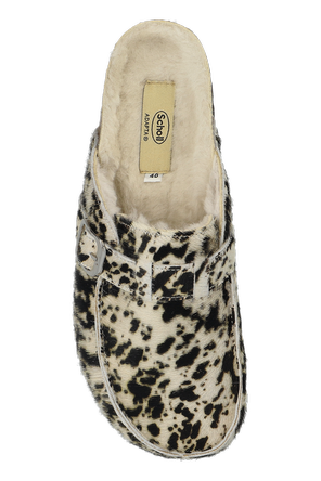 Scholl Sandalias de cuero ‘Dakota Fur’