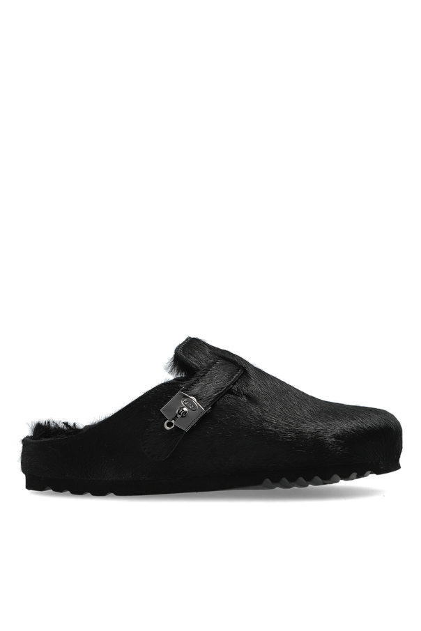 Leather slippers ‘Grace Fur’ od Scholl