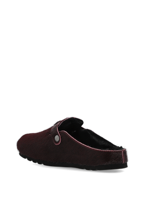 Scholl Sandalias de cuero 'Grace Fur'