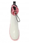 Moncler WHITE ‘Halma’ rain boots with logo