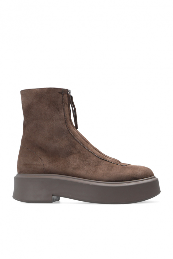 The Row Suede boots