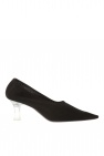 The Row BLACK ‘Sock Pump’ heeled pumps