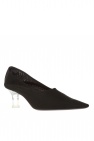 The Row BLACK ‘Sock Pump’ heeled pumps