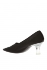 The Row BLACK ‘Sock Pump’ heeled pumps