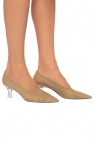 The Row beige ‘Sock Pump’ heeled pumps