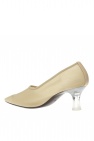 The Row beige ‘Sock Pump’ heeled pumps