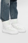 Moncler WHITE ‘Insolux’ shimmering snow boots