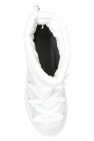 Moncler WHITE ‘Insolux’ shimmering snow boots