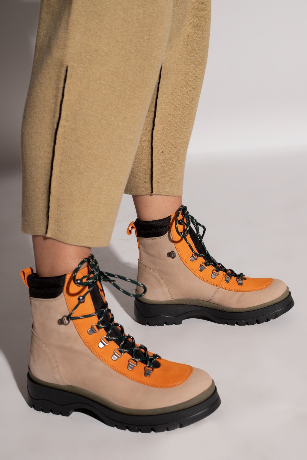Samsøe Samsøe ‘Makalu’ leather hiking boots