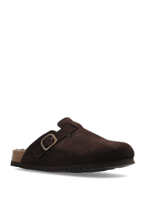 Scholl '‘Fae New F’' leather slides