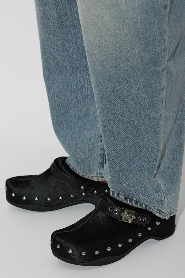 Scholl Leather mules ‘Phoebe’