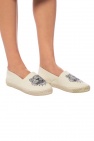 Kenzo cream 'Tiger' embroidered espadrilles