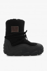 Acne Studios BLACK Snow boots with logo